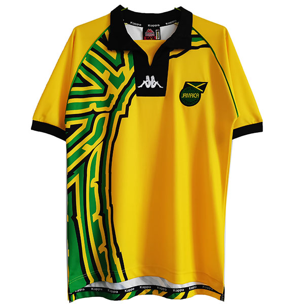 Giamaica maglia vintage casalinga della la prima maglia da calcio sportiva da uomo 1998